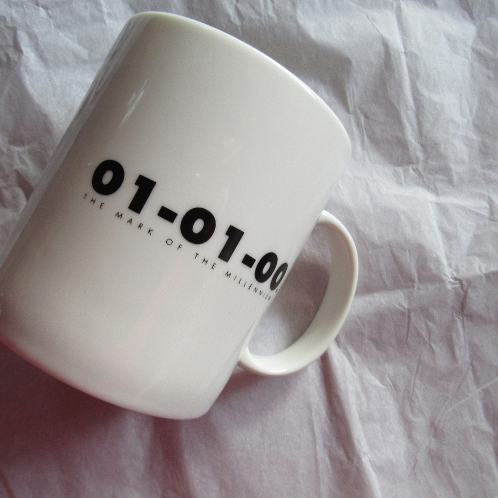 The Mark of The Millennium  01-01-00 Y2K MUG Coffe